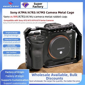 Cage pour caméra <span class=keywords><strong>Sony</strong></span> avec support trépied pour A7R2 A7M2 A9 A7M3 A7R3 A7M4 A7R4 A7R4A A1 A7S3 A9II A7R5 – Rig vidéo - Product Image 3