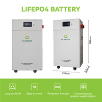 Système de stockage d'énergie résidentiel empilable 10 kWh, batterie au lithium hybride sur pied pour réseau électrique