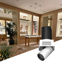 Spots encastrés anti-éblouissement, downlight LED allongé réglable à 90° °   Personnalisé 2700K pour les magasins de vêtements au détail