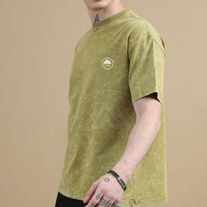 Made In Pakistan Men Acid Wash Camisetas Diseña tus propias camisetas transpirables de lavado ácido para hombres - Product Image 3