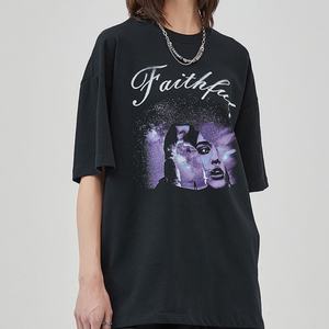 T-shirt décontracté unisexe, imprimé en sérigraphie avec graphiques DGT, col rond, tissu tricoté, grande taille, respirant, écologique, surdimensionné - Product Image 4