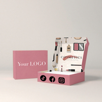 Boîte cadeau rigide en carton ondulé écologique et recyclé, personnalisée, pour cosmétiques, transport aérien, emballage d'expédition, doublure en éponge, logo