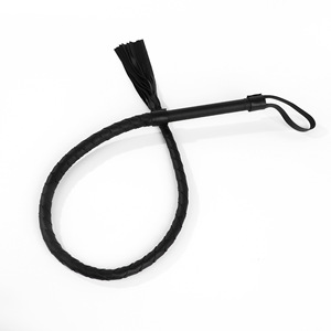 Produit sexuel SM, fouet en cuir tressé, jeu de fessées, accessoires de bondage BDSM pour adultes, jouets - Product Image 4