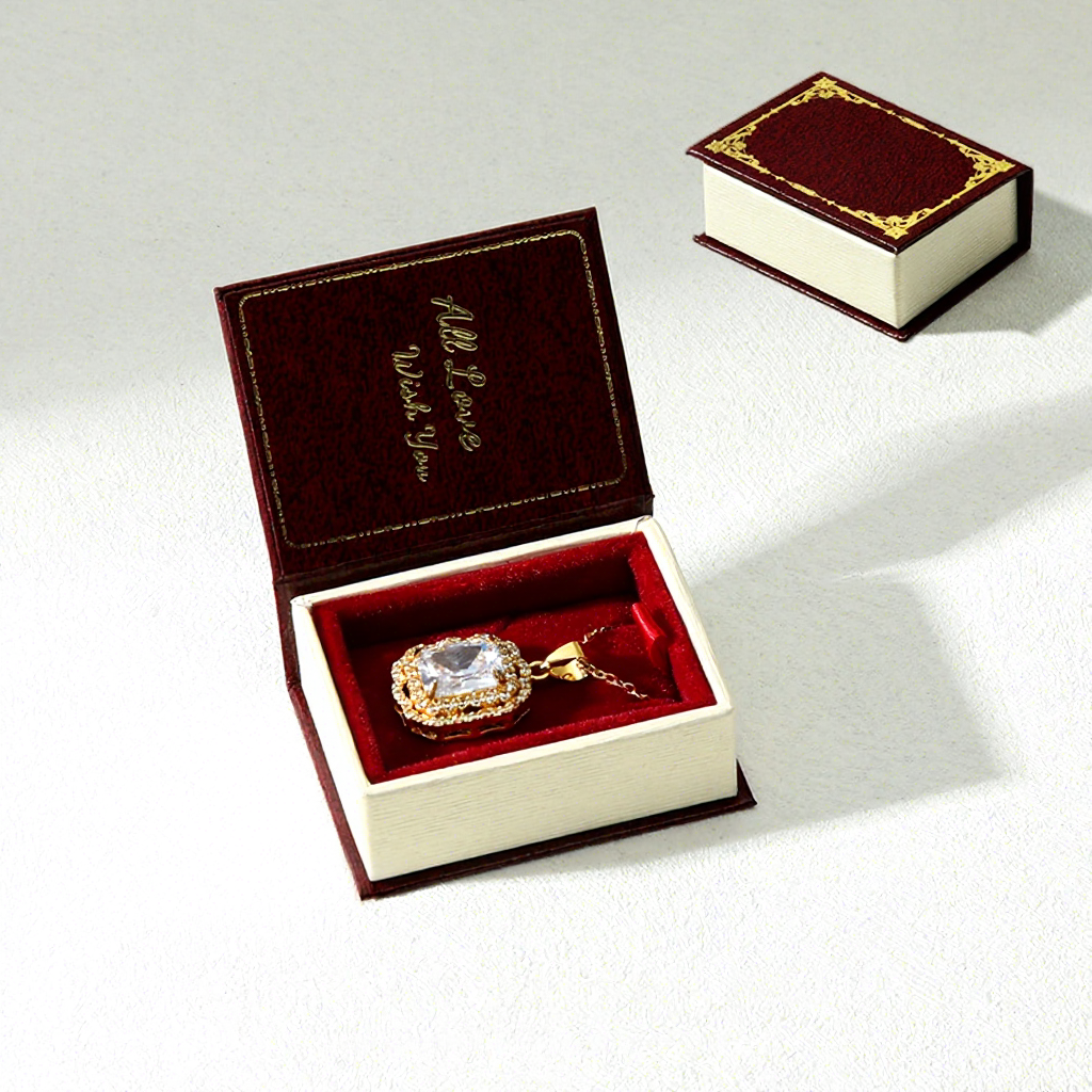 Red Pendant Box 4*5.6*2.2cm