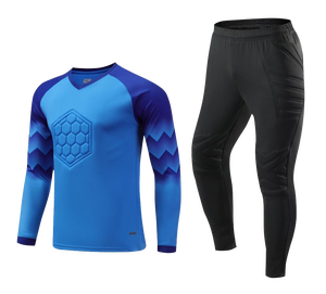 サッカージャージー大人と子供のためのゴールキーパークイックドライ通気性ゴールキーパーユニフォームロゴをカスタマイズ - Product Image 2