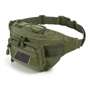 Gepersonaliseerde Od Groene Stijlvolle Quick Draw Tactische Dames Heren Verborgen Heuptasje Met Holster Inzetstuk - Product Image 3