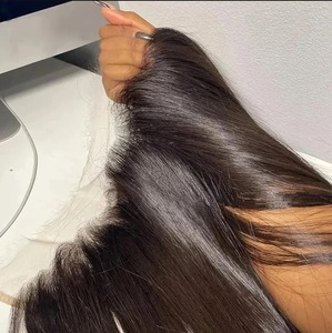 Phashion 13X4 encaje Frontal recto 4x4 5X5 cierre solo onda del cuerpo prearrancado suizo HD transparente 100% cabello humano <span class=keywords><strong>Remy</strong></span> en venta - Product Image 1