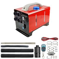 Chauffage à air diesel portable 5KW Télécommande Affichage LCD Chauffage rapide Voiture Camping-car Bus Bateau Parking Réservoir de carburant 5L DC12V/24V 9.7kg
