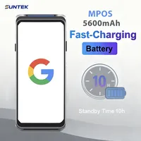 Terminal POS Inalámbrico Portátil Android SUNTEK de 6.75 Pulgadas / Mini Sistema POS con Impresora Térmica de 58 mm