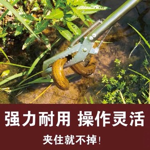 Giant Fin King Stainless Steel Fishing Plier Extra Long Thickened Non Slip Snake Eel Crab Clamp Tool - Product Image 2