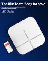 BL-8046 Haute qualité maison électronique de salle de bains d'affichage à LED USB graisse corporelle mesure Balance Numérique à vendre