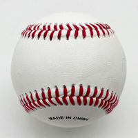 Meilleur prix, balle de baseball officielle blanche de la ligue, en cuir de vachette de qualité supérieure, doublement rembourrée, avec centre en caoutchouc et liège rouge