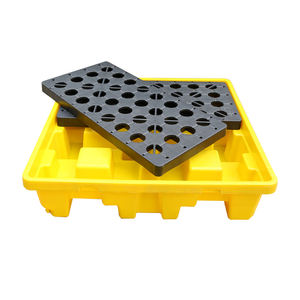 Voor Koop Anti Spill Containment Pallet Zware Hdpe Spill Containments Pallet Groothandel 2 Drum 4 Drum Spill Pallet - Product Image 5