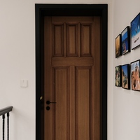 Porte coulissante intérieure en bois massif de qualité supérieure, style mid-century modern, isolation acoustique, garantie 5 ans, villa, chambre, appartement, DD Woodworks