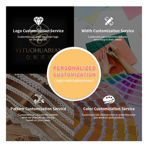 ドレスバッグ用の新しいデザインの装飾的な水溶性レーストリム100% ポリエステルケミカルレースアクセサリー - Product Image 6