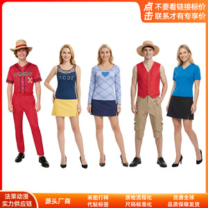 Disfraz de Nami de One Piece, Top Azul de Manga Corta para Mujer, Conjunto de Disfraz de Anime para Adultos - Product Image 5