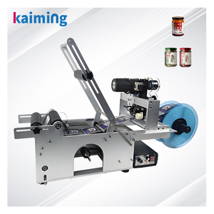 <span class=keywords><strong>Machine</strong></span> d'impression d'étiquettes pour flacons en verre, boîtes en fer blanc, bouteilles rondes en plastique avec imprimante de date pour le marché des sodas et des assaisonnements - Product Image 1