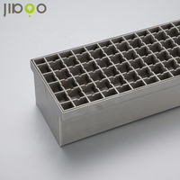 Drain linéaire en acier inoxydable pour systèmes de drainage d'eau interne de cuisine centrale Gouttières pour usage industriel en usine