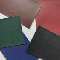 Papel Recubierto de PVC Ecológico e Impermeable para Encuadernación de Libros, Papel para Cubiertas de Documentos, para Cajas de Regalo de Lujo, Cuadernos y Cubiertas de Certificados