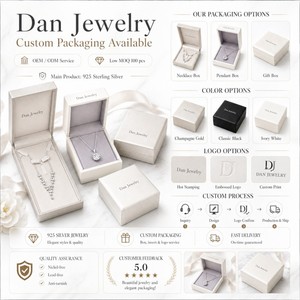 สร้อยคอจี้เพชรทรงโบว์สำหรับผู้หญิงจาก Dan Jewelry ทำจากเงินแท้ 925 ประดับด้วยเพชรคิวบิกเซอร์โคเนีย 5A พร้อมสายสร้อยเคลือบทอง - Product Image 6