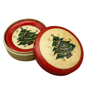 Khadim Handicrafts Custom Handmade Modern Handpainted Eco-Friendly <b>Paper</b> Mache Decorative Table <b>Coasters</b> - Product Image 1
