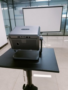 360 Rotating Stand LED Home <b>Projector</b> 720P 200 Ansi Lumens Adjustable Ceiling/Wall/Tabletop Smart <b>Android</b> 9 Built-in Speakers C1 - Product Image 5