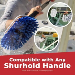 6" Nylon Extra Soft Bristles <strong>Deck</strong> <strong>Brush</strong> Green for Boat Cleaning <strong>Deck</strong> Cleaning - Product Image 4
