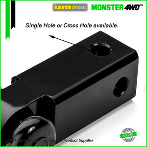 อุปกรณ์กู้ภัยอลูมิเนียม Monster4WD รับน้ำหนักได้ 5000 กก. พร้อมตะขอเกี่ยวแบบ Bow Shackle - Product Image 4