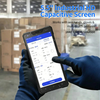 Terminal Industrial PDA Resistente IP67 de 5.5 Pulgadas con Android 12, Escáner 2D, NFC, GPS, Bluetooth, USB y Batería de 5000mAh