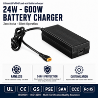 Chargeur de tondeuse à gazon sans ventilateur haute efficacité 40V 42V 7A pour batterie lithium-ion 36V 10S
