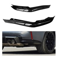 Aileron de pare-chocs arrière en fibre de carbone véritable de haute qualité pour G80 M3 2021+ avec protection d'angle, garantie de 2 ans, installation facile