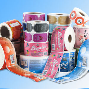 Biểu tượng tùy chỉnh in ấn nhãn dán mã QR quảng cáo tự dính niêm phong nhãn hiệu in ấn presssealing nhãn - Product Image 3