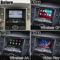 ترقية شاشة عالية الدقة لـ Carplay اللاسلكي وAndroid Auto لسيارات إنفينيتي FX35 وFX37 وQX70 IT06 مع دعم ميرور لينك يشمل المواصفات اليابانية
