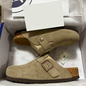 Birkenstocks Bottes de neige personnalisées en daim de vache Semelle en liège bio à enfiler Bout fermé Léger Respirant Antidérapant Confort Soutien de la voûte plantaire - Product Image 1