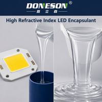 Résine de silicone à indice de réfraction élevé pour l'encapsulation des LED SMD, haute transparence, anti-jaunissement, stabilité thermique, faible contrainte