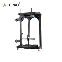 Machine d'hyper-extension inversée commerciale TOPKO avec cadre en acier pour l'entraînement de la chaîne postérieure, du bas du dos, des fessiers et des ischio-jambiers – Équipement de gym