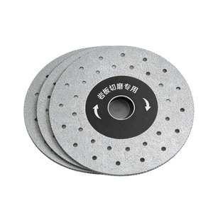 Disque de coupe diamanté ultra-mince de 1,0 mm, brasé sous vide, à pores, pour meuleuse d'angle, pour la découpe de dalles de roche, de pierre et de carreaux de céramique - Product Image 4