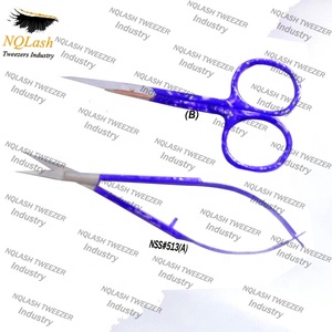 ใหม่สายรุ้งสีชมพูสีม่วง Eyebrow Micro Eyelash ฤดูใบไม้ผลิกรรไกรจาก NQLASH แหนบ - Product Image 4