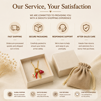 Fruit Charm Ketting Paperclip Ketting Kers Aardbei Chili Vis Keramiek Goudkleurig Dames Schattig Statement Sieraden Cadeau