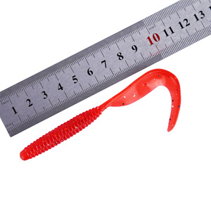 Señuelo suave en forma de hoz de 10 cm y 3.2 g con borde grueso y cola única para pesca de lubina en agua dulce, cebo artificial de PVC - Product Image 4