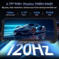 8849 Hike Sağlam Octa Core Oyun Telefonu 12+512GB Android 15 23800mAh LTE Su Geçirmez 50MP Kamera Gece Görüşlü 6.79 İnç LCD