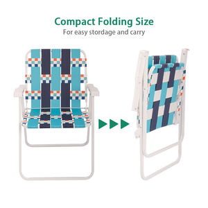 Nhiệm vụ nặng nề gấp di động có màng ghế cỏ ngoài trời bãi biển ghế cho người lớn - Product Image 4