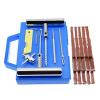 Kit de Reparación de Neumáticos de Coche, Kit de Reparación de Pinchazos de Neumáticos, Juego de Herramientas de Mantenimiento Automotriz