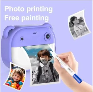 Cámara de impresión térmica digital para niños con 13 rollos de papel de impresión Juguete de foto instantánea para niños Incluyendo tipo de medios MicroSD - Product Image 6