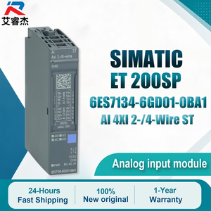Nuevo Módulo de Entrada Analógica Original 6ES7134-6GD01-0BA1 AI 4XI 2-/4-Wire ST 24VDC SIMATIC ET 200SP PLC IO 6es7134-6gd01-0ba1 - Product Image 1