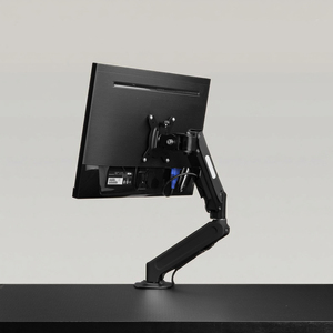 Khí Kép Mùa Xuân Nhiệm Vụ Nặng Nề Màn Hình Máy Tính Cánh Tay Có Thể Điều Chỉnh Chiều Cao Đứng Với Chiều Cao Có Thể Điều Chỉnh Núi Hỗ Trợ Màn Hình Cánh Tay - Product Image 1