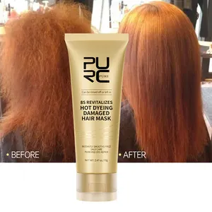 PURC Pure 8S masker rambut rusak, masker rambut rusak mersekaligus pewarnaan panas