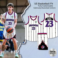 Camiseta de Baloncesto Personalizada para Hombre, Uniforme de Baloncesto Transpirable, Diseño de Rayas Finas, Tinta Permanente, Equipación para Torneos y Entrenamiento