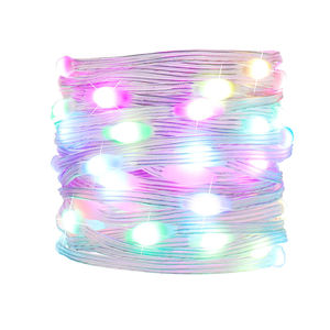 Luces Solares para Cortina de Jardín, Impermeables, 8 Modos, Temporizador, Luces de <span class=keywords><strong>Cascada</strong></span>, Control Remoto, Recargables, Navidad - Product Image 2