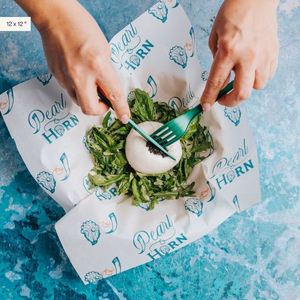 Food Grade Burger <b>Wrapping</b> <b>Paper</b> with Custom Printed Greaseproof <b>Sheets</b> for Takeout and Dine in - Product Image 6